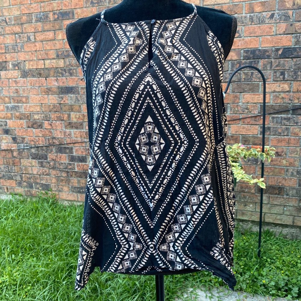 Old Navy Aztec Patterned Summer Blouse Size Small